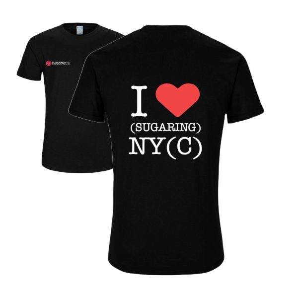 T-Shirt Black “I ❤️ Sugaring NYC” Size XXL